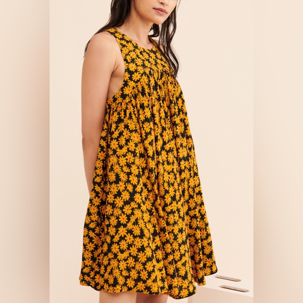 Free People Electric Daisy Mini Dress 🌼